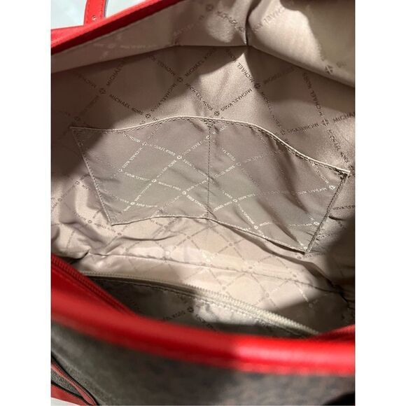 Michael Kors Jet Set Travel Large Logo Tote Bag - Picture 13 of 16